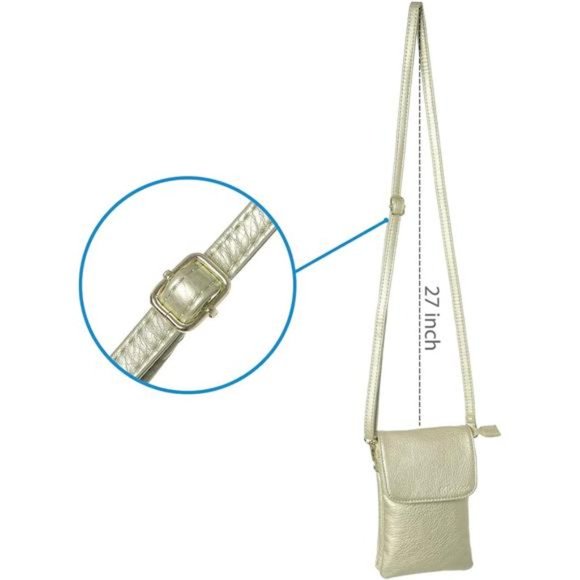 Roomy Pockets Small Crossbody Bags Cell Phone Wallet Purses for Women - Picture 5 of 6